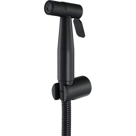 Douchette WC avec Support Hibou Inox, Jet Puissant Flexible 150cm G1/2" pour Nettoyage Sanitaire Efficace et Design Moderne (1/5)