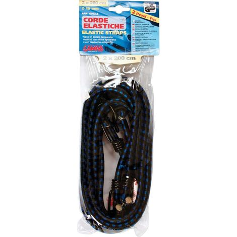 Corde elastiche ø 10 mm x 2 m 2 pezzi