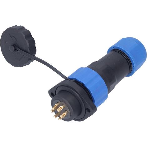 IP68 Wasserdichter Stecker/Buchse Flansch Luftfahrt-Stromanschluss Industrieadapter AC380V SP206 Pin (380