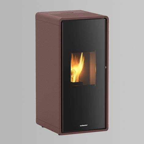 Estufa de Pellets Estanca 7 kW OLLA AU Corten hasta 66 m² (1/5)
