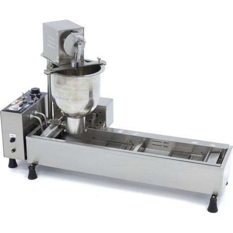 Machine à donuts professionnelle automatique, 500 donuts/h, friteuse 13 L inox