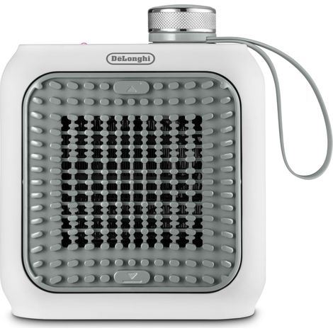 De'Longhi HFX10B03.GR Capsule Desk Termoventilatore Ceramico da Scrivania 360W 35 dB colore Verde Salvia (1/5)
