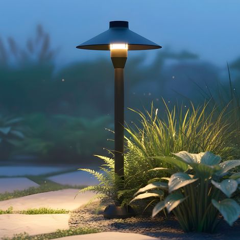 LED-Außenleuchte "Oldenburg", 54 cm, 7 W, 220 V AC, 3000 K, Schwarz