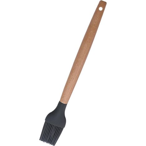 Grillbürste aus Silikon mit ergonomischem Griff zum Auftragen von Öl und Gebäcksoße