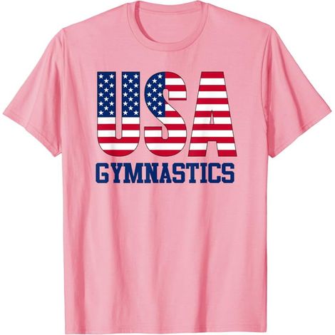 T-shirt Gymnastique - Col Rond - Coupe Classique - Manches Et Ourlet Double Aiguille - Pour Entrainement Sol Poutre Saut Anneaux - Adulte Enfant (1/3)
