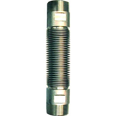 Uniburner 2"  antivibración inox m/m para gas 0,5bar