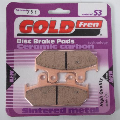 Bremsbelag gold fren für Motorrad honda 250 rs 1988 bis 1989 avg (1/2)