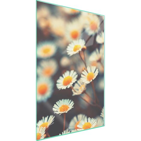 TAGLIERE IN VETRO 35x52 Fiore (1/5)