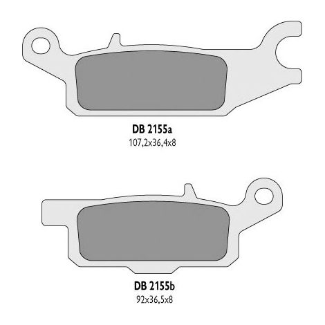 Pastillas De Freno Delanteras Delta Grizzly Kodiak 700 550 YFM Atv Quad Yamaha