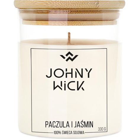 Duftkerze aus Sojawachs – Patschuli und Jasmin, 220 g