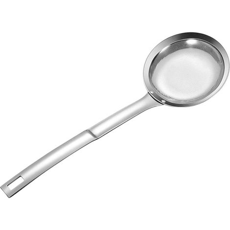 Cuillère séparateur d'huile, filtre à mailles fines, outil de dégraissage des résidus de cuisson, petit format (1/5)