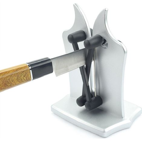 Affûteur Couteau - Aiguiseur Multi-Lame Manuel en Acier - Pour Tout Type de Couteau  12 x 7.5 x 16cm (1/4)
