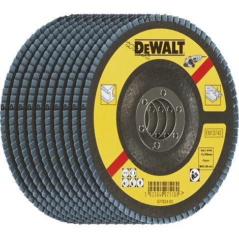 Disco de láminas, Ø115 mm, grano 120, Plano  DeWalt DT3295-QZ