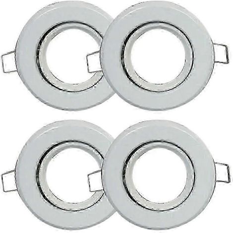 Kit de 4 spots encastrés MR11 GU4 pour plafonnier, diamètre de 50 mm, économie d'énergie (1/2)