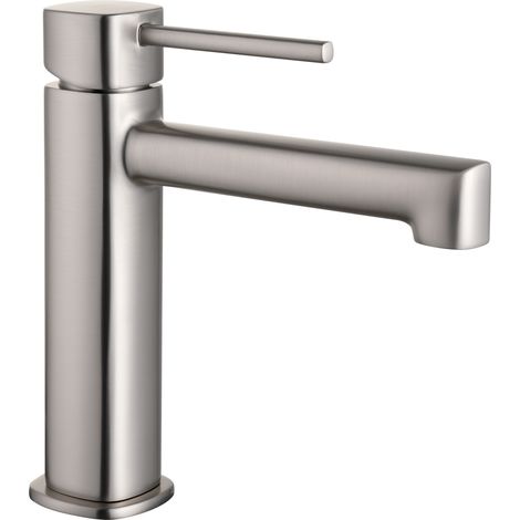 Miscelatore lavabo Toscana finitura nichel spazzolato [ IMEX® ]