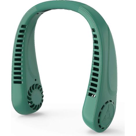 Ventilateur de cou portable, sans pales, mains libres, rechargeable, USB, 3 vitesses. (1/4)