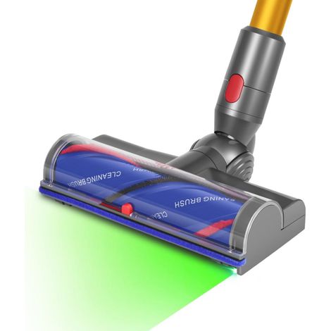 Cabezal de limpieza antienredos de accionamiento directo con detección láser verde para Dyson V7 V8 V10 V11 V15 (1/4)