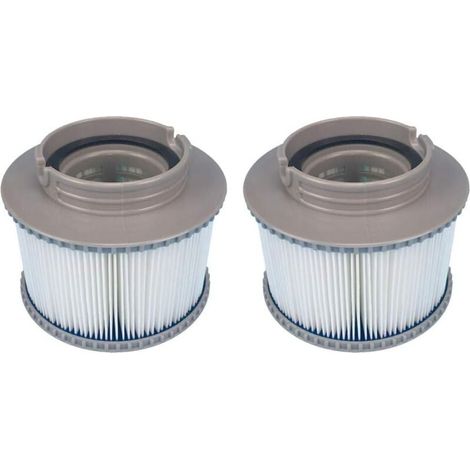 Pack de 2 filtres de Rechange pour MSPA FD2089, Pompe à Cartouche filtrante pour MSPA Tous Les spas actuels