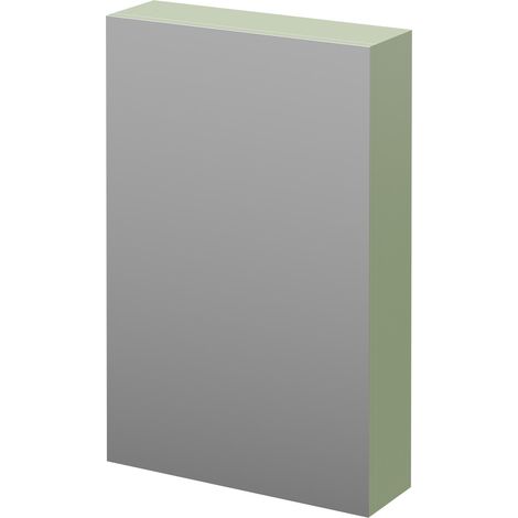 Napoli Olive Green 500mm Wall Mounted Mirrored Cabinet (1/5)