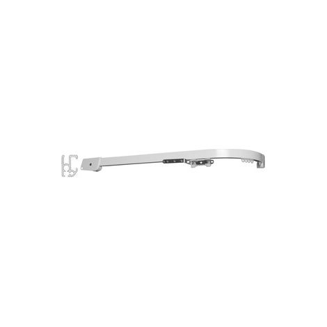 SCORRITENDA GRECIA IN ALLUMINIO 180/20 CM BIANCO- 1,0 pz