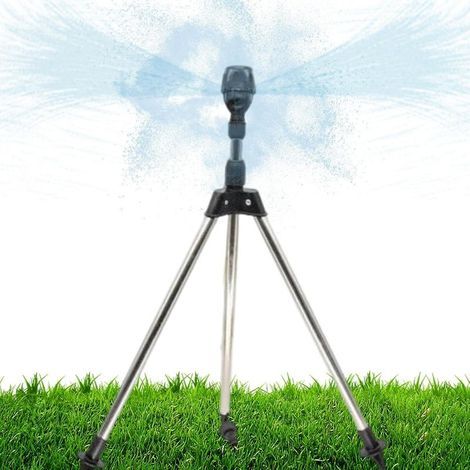 360° verstellbarer Dreibein-Regner – Automatische Bewässerung für große Gärten und Rasenflächen (1/5)