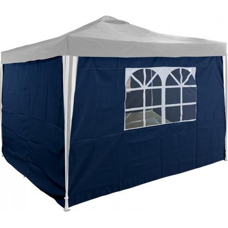 Set de bâches d'habillage pour tonnelle D41047 - couleur bleu