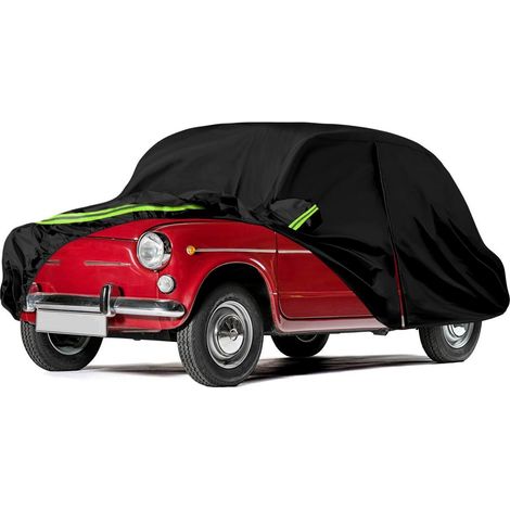 Autoabdeckung für Fiat 600/Jagst 600/770 (1955-1969) mit Reißverschluss & Schloss (1/5)