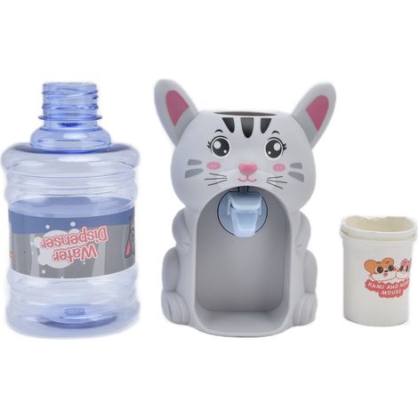 Mini-Wasserspender-Spielzeug, Trinkbrunnen in Tierform, Geschenk für Kleinkinder, Kinder, Katze (1/5)