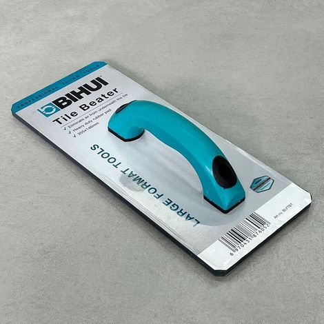Batteur à carrelage manuel avec caoutchouc anti-rebond 355x146mm BIHUI (1/5)