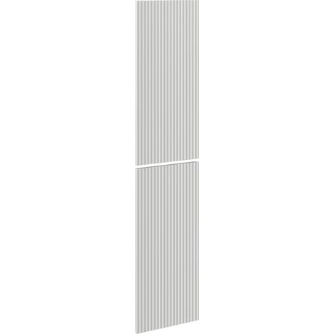 Mexen Rivel Front gerillt für Badschrankkorpus 35 x 80 cm (2 Stk.), Grau Matt - 91A21-1600-300-2-62 (1/2)