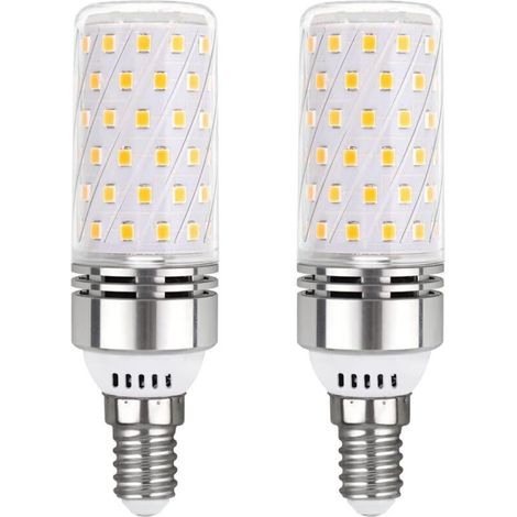Ampoule LED E14 12W Blanc Froid 6000K 1450LM, 84 LEDs, Lampe Halogène E14 100W Équivalent, AC 230V, Ampoule LED Mais E14 Froid pour Cuisine Maison, non-dimmable, 2PCS [Classe énergétique E] (1/5)