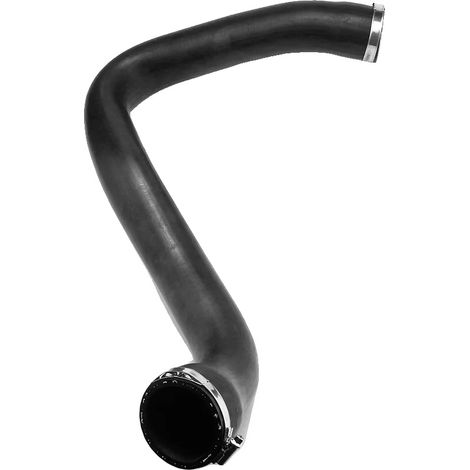 Manguera del intercooler del turbo, caucho de alta elasticidad, repuesto directo, color negro. (1/2)