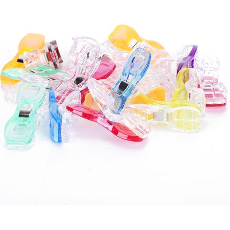Set mit 20 Quiltclips, Saumclips, umweltfreundlichen Befestigungsclips aus farbigem Kunststoff (1/5)