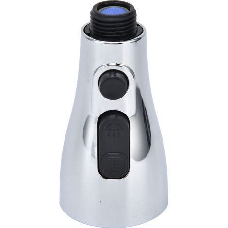 Tête de Pulvérisation de Robinet G/2, Buse de Pulvérisation de Robinet de Pulvérisation vers le Bas avec Argent Brossé 3 Modes Fonctionnels pour la Cuisine à la Maison(0 modèles) (1/5)