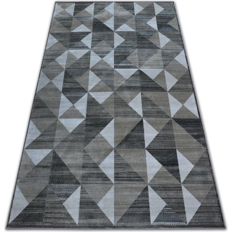 Teppich NOBIS 84196 vision - Dreiecke brown 120x170 cm