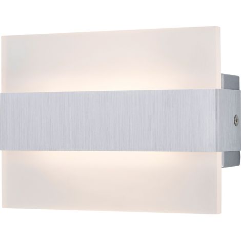 Applique murale verre LED 4W alu brossé Neville Rabalux (1/4)