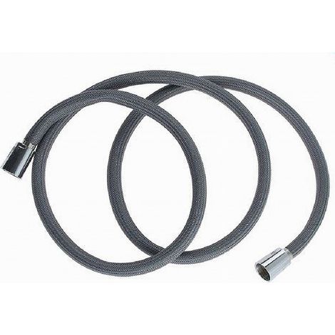 Cleafe - Tubo Per Doccia Flessibile 1.5metri Grigio 150cm Bagno Laccio Doccetta Box 87284 - (1/2)