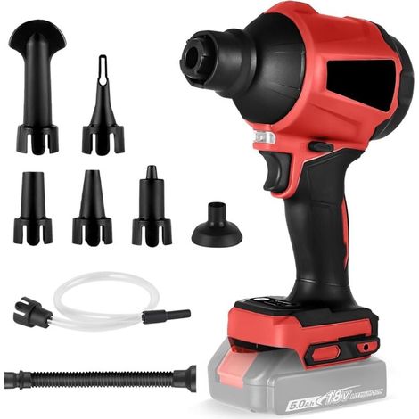 M18 souffleur sans fil - compatible avec batterie Makita 18V - souffleur de feuilles - pour l'entretien de la pelouse, les bulles de feuilles, le nettoyage des voitures et des coins (1/4)