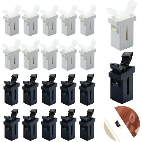 20 Pcs Replacement Brabantia Lid Latch Latches Touch Top Flexible Lock Clips Touch Lid Clips Compatible with Bin (1/5)