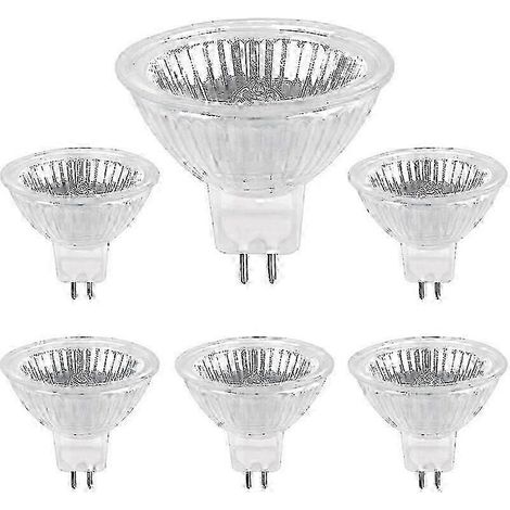 Ampoule halogène GU5.3 50 W 12 V, lot de 6 (1/3)
