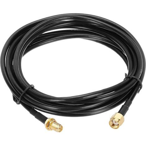 Adaptateur RP SMA mâle-femelle, RG58 Câble Coaxial SMA 10m, Rallonge Antenne WLAN, Câble d'Extension pour Antenne Male/Femelle (50 Ohm) (1/5)