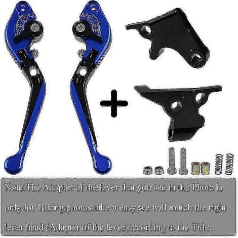 Leviers de frein et d'embrayage pliables et extensibles CNC uniques en or et titane pour Yamaha FZ8 2011 2012 2013 2014 2015 (A4 B1 C4 D1) (1/5)