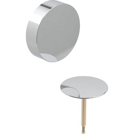 Geberit - Montageset für Badewannen-Ablaufgarnitur, mit Drehbetätigung, d52, Chrom glänzend 150.281.21.1 (1/4)