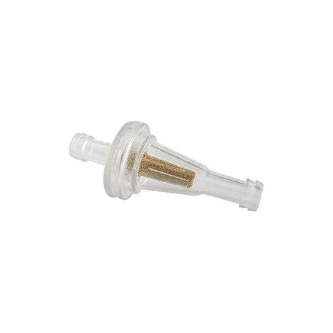 Universeller Kraftstofffilter aus Bronze mit Sieb (75 Mikron) - Ø: Eingang: 6,35 mm