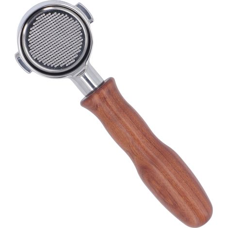 Poignée de porte-filtre sans fond de 51 mm à 2 oreilles pour machine à café ECO310, modèle D, Dalbergia Cochinchinensis (1/5)