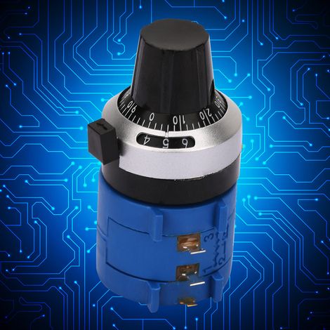 3590S-2-501L 2W Drahtgewickeltes 500-Ohm-Drehpotentiometer-Set mit Einstellknopf (1/5)