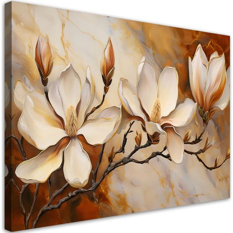 Tableau déco Magnolias Glamour Branch Marble 60x40 (1/5)