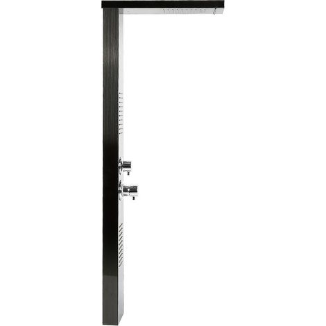 – Colonne de douche hydromassante en acier inoxydable – 4 fonctions : pluie, cascade, massage – Dimensions 15x47x130 cm – Installation facile (1/5)