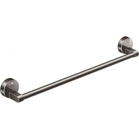 Porte-serviettes à ventouse pour salle de bain, barre porte-serviettes de salle de bain sans perforation, support de rangement mural pour serviettes de bain (1/4)
