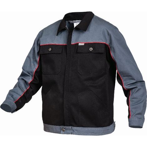 Sweat-shirt de travail Ajax Sara S Noir/Gris